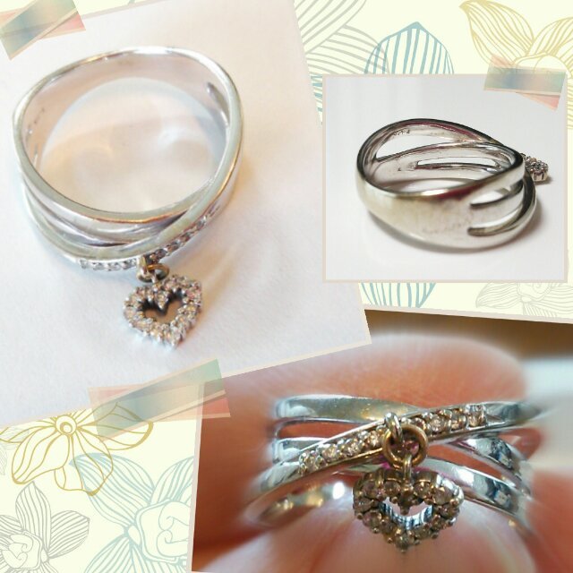 ハートリング♡ レディースのアクセサリー(リング(指輪))の商品写真