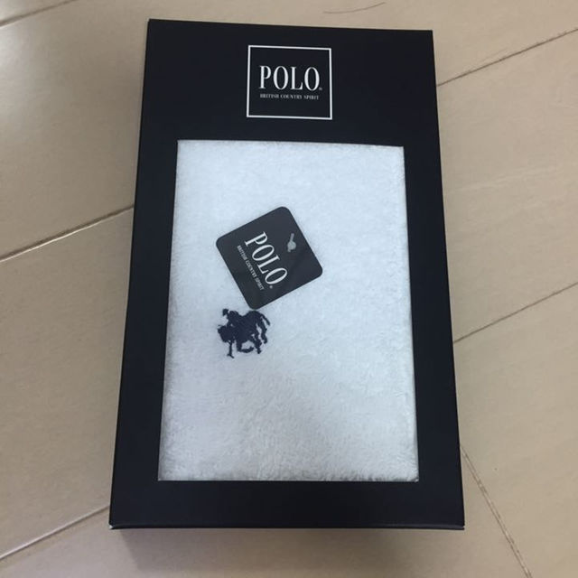 POLO RALPH LAUREN(ポロラルフローレン)の新品未開封 POLO ハンドタオル メンズのファッション小物(ハンカチ/ポケットチーフ)の商品写真