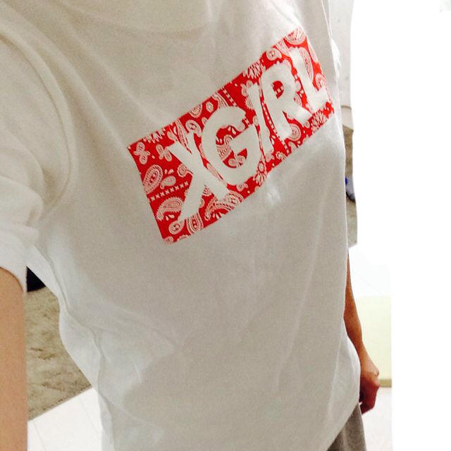 X-girl(エックスガール)のXgirl tシャツ レディースのトップス(Tシャツ(半袖/袖なし))の商品写真