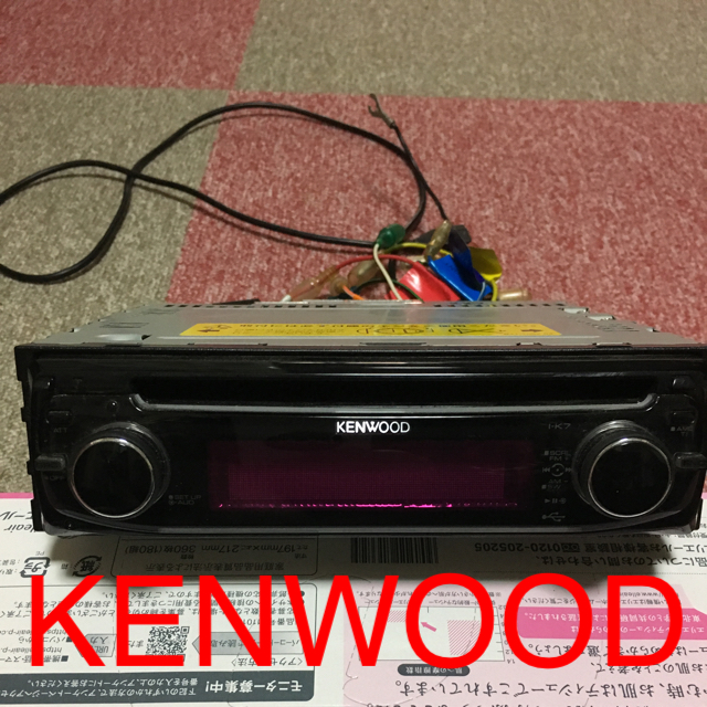 KENWOOD(ケンウッド)の【送料無料】ケンウッド I-K7  CDデッキ 自動車/バイクの自動車(カーオーディオ)の商品写真