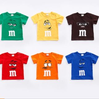 コドモビームス(こどもビームス)の早割おすすめ 半額以下 m&m半袖Tシャツ 大人気 80 90 100 110(Tシャツ/カットソー)