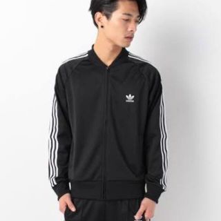 beams × adidas 別注ジャケット　スリーストライプ　アシンメトリー