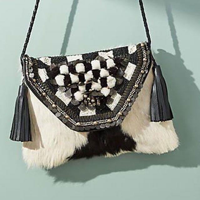 Anthropologie(アンソロポロジー)のアンソロポロジー ハラコ 3waybag クラッチ ポシェット レディースのバッグ(ハンドバッグ)の商品写真