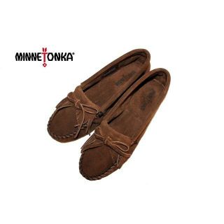 ミネトンカ(Minnetonka)の正規品・新品✳︎ミネトンカ・モカシン・7.5・24.5ｃｍ・ブラウン・茶(スリッポン/モカシン)