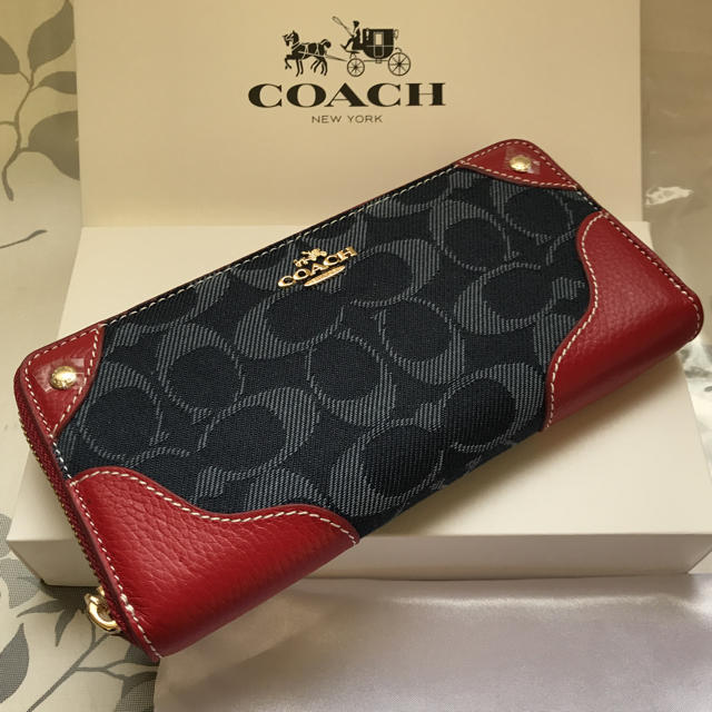 SALE coach 長財布 デニム コーチ 新品 アウトレット McaLwQMSuV