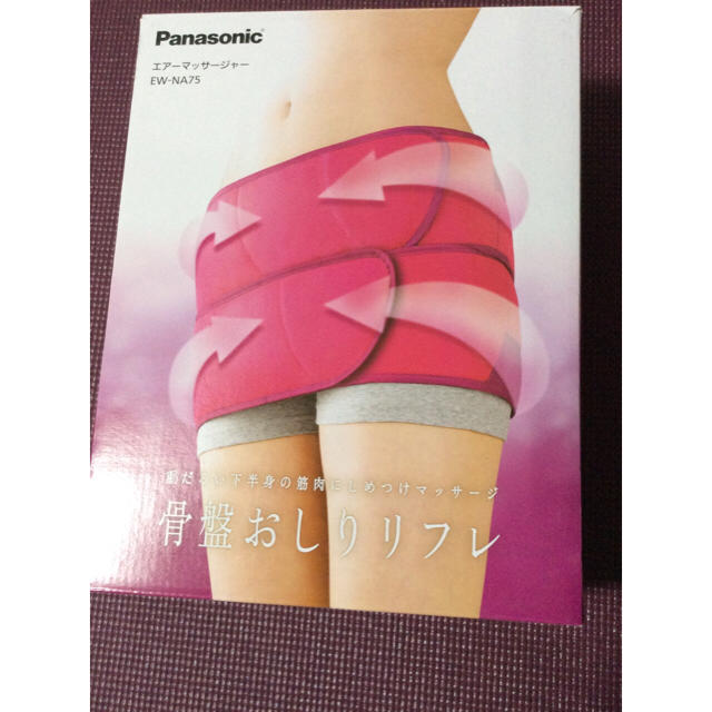 Panasonic(パナソニック)のpanasonic 骨盤おしりリフレ ビビッドピンク　数回使用のみ スマホ/家電/カメラの美容/健康(マッサージ機)の商品写真