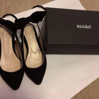 スナイデル(SNIDEL)のsnidel♡バックリボンサンダル(ハイヒール/パンプス)