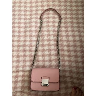 ザラ(ZARA)の新品未使用 ZARA ベビーピンク メトロポリス風ミニバッグ ザラ ショルダー (ショルダーバッグ)