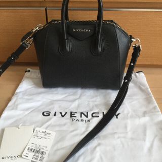 ジバンシィ(GIVENCHY)のGIVENCYアンティゴナ黒ジバンシーハンドバッグショルダーハンド(ハンドバッグ)