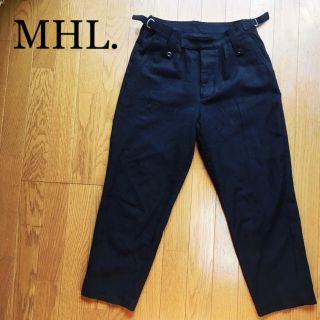 マーガレットハウエル(MARGARET HOWELL)のMHL. タック入り ウールテーパードパンツ (カジュアルパンツ)