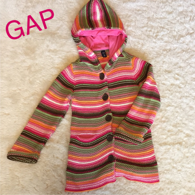 babyGAP(ベビーギャップ)のGAP  ロングニット♡100cm キッズ/ベビー/マタニティのキッズ服女の子用(90cm~)(ニット)の商品写真