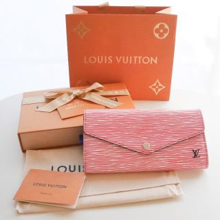 ルイヴィトン(LOUIS VUITTON)の未使用 入手困難 ルイ・ヴィトン ポルトフォイユサラ エピ デニム M64073(財布)