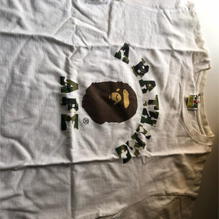 アベイシングエイプ(A BATHING APE)のa bathing ape シャツ 半袖(Tシャツ/カットソー(半袖/袖なし))