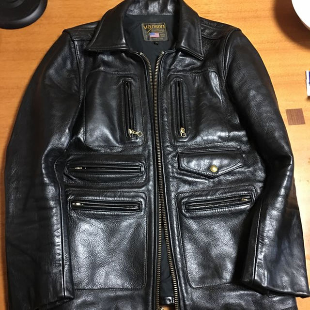 素晴らしい品質 VANSON LEATHER 革ジャケット L レザージャケット