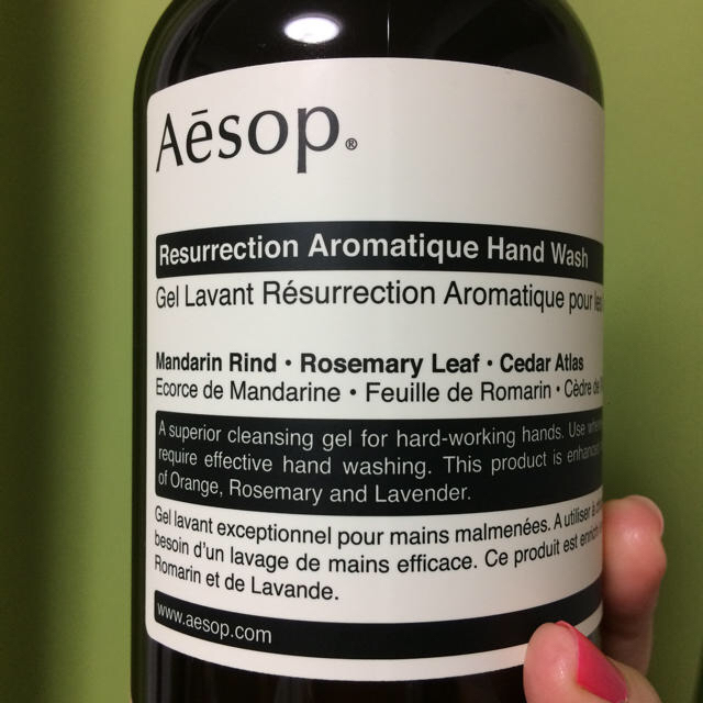 Aesop(イソップ)のfu3 さん専用 新品未使用 Aesop ハンドウォッシュ 500ml コスメ/美容のボディケア(ボディソープ/石鹸)の商品写真