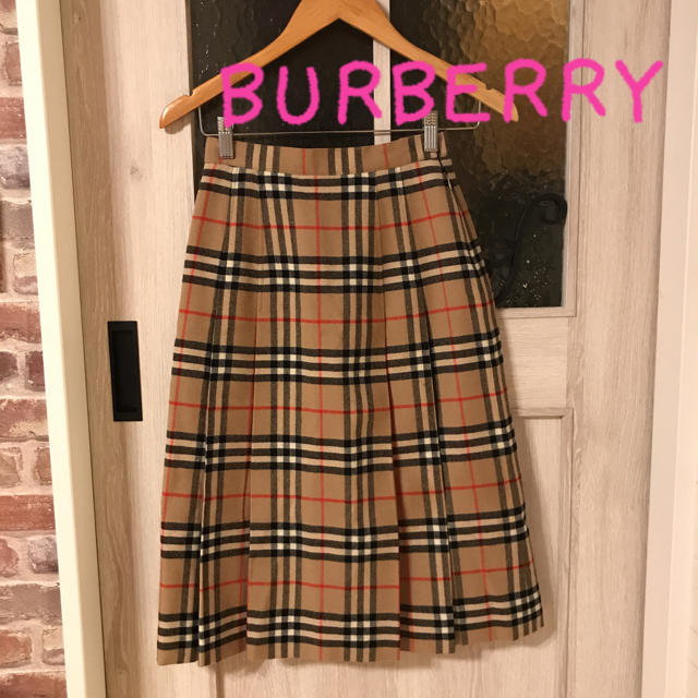 BURBERRY(バーバリー)のBURBERRY♡ ボックスプリーツ 膝丈スカート レディースのスカート(ひざ丈スカート)の商品写真