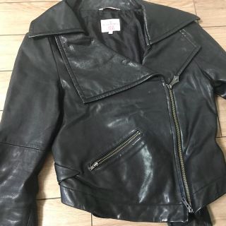 【レア】ヴィヴィアンウエストウッド ライダースジャケット ラムレザー XL