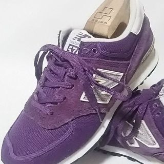 ニューバランス(New Balance)の好配色紫銀!ニューバランス576スニーカー9961300早い者勝ち！希少モデル(スニーカー)