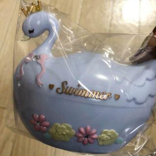 スイマー(SWIMMER)の売り切りセール！★SWIMMER★夢見るスワンケース/ブルー/新品未使用(小物入れ)