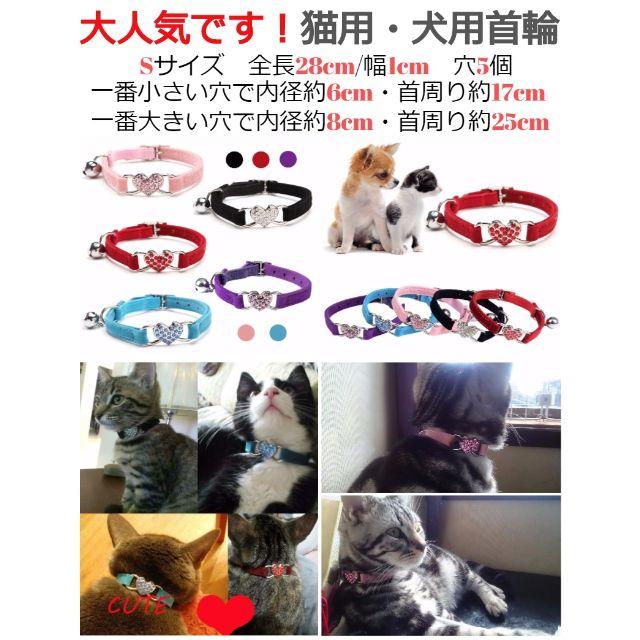 猫首輪♪　犬首輪　猫用首輪　犬用首輪　ブラック♪　新品未使用品　送料無料♪ その他のペット用品(猫)の商品写真