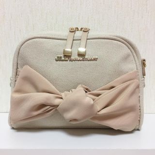 ジルバイジルスチュアート(JILL by JILLSTUART)の美品＊キャンバスリボンポシェット(ショルダーバッグ)