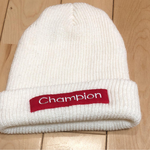 Champion(チャンピオン)のchampion &  ファー帽子  2点 セット レディースの帽子(ニット帽/ビーニー)の商品写真