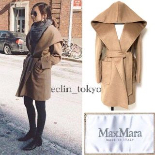 マックスマーラ(Max Mara)のマックスマーラ リアルト コート キャメル100% 36 E594(ロングコート)