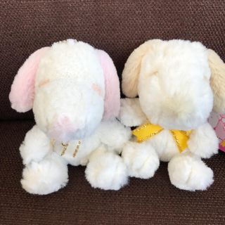 スヌーピー(SNOOPY)のスヌーピー マスコットぬいぐるみ ペア(キャラクターグッズ)