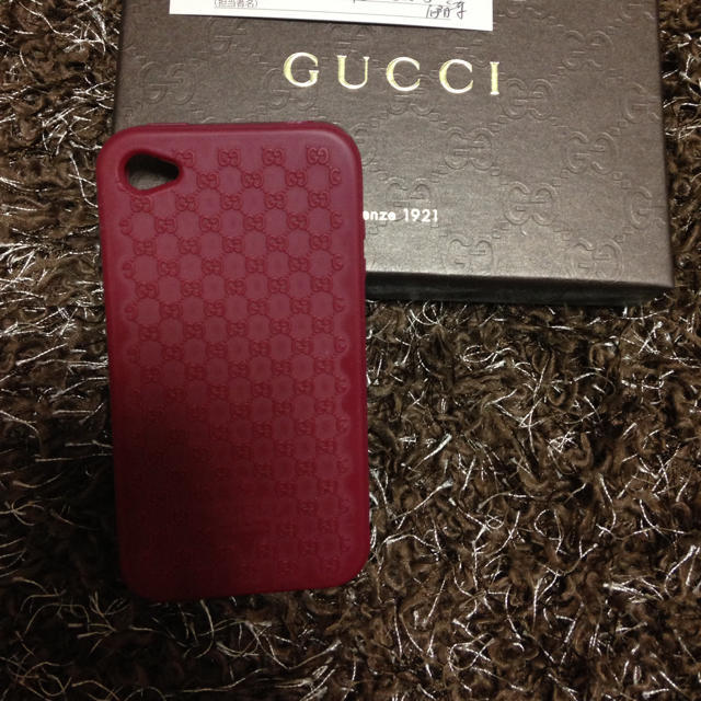 Gucci(グッチ)のGucci iPhoneケース スマホ/家電/カメラのスマホアクセサリー(モバイルケース/カバー)の商品写真