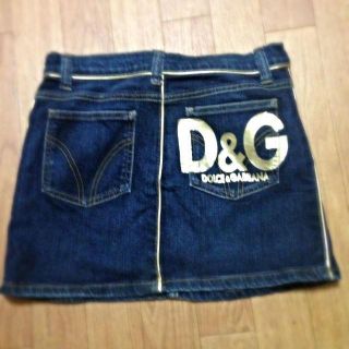 ドルチェアンドガッバーナ(DOLCE&GABBANA)のD&Gデニムスカート(ミニスカート)