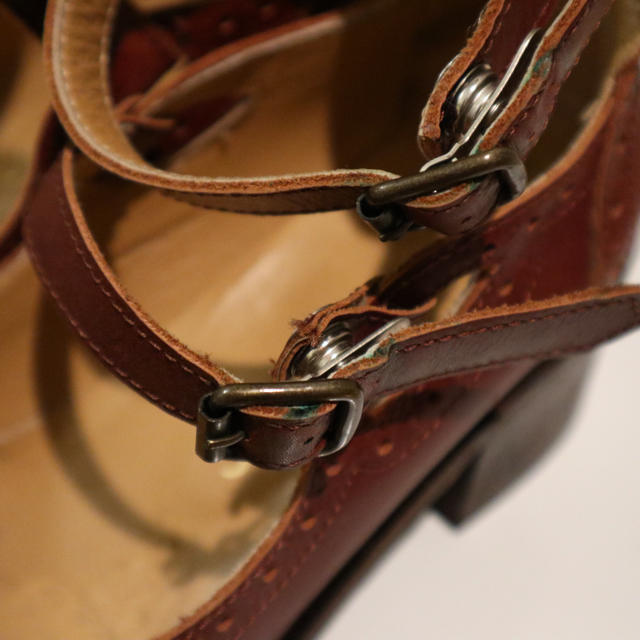 JaneMarple(ジェーンマープル)のジェーンマープル クラウンアイレットのストラップシューズ 靴 レディースの靴/シューズ(ローファー/革靴)の商品写真
