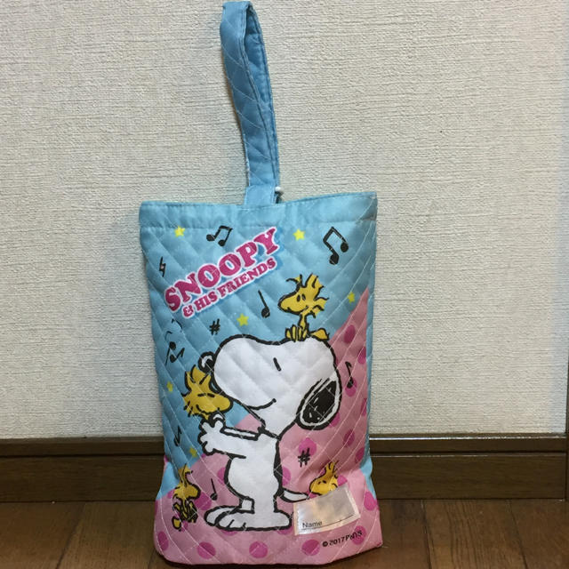 SNOOPY(スヌーピー)の新品＊タグ付き スヌーピ ２点セット キッズ/ベビー/マタニティのこども用バッグ(トートバッグ)の商品写真