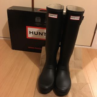 ハンター(HUNTER)の☆ゆー☆様専用  HUNTER★レインブーツ★ロング★ブラック(レインブーツ/長靴)