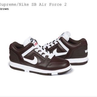 シュプリーム(Supreme)のsupreme  NIKE SB Air Force 2 27cm(スニーカー)