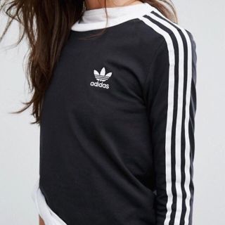 adidas - 【 XLサイズ】adidas 新品タグ付 3ストライプ ロングTシャツ ...