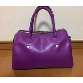 フルラ(Furla)のフルラ FURLA ミニボストン パープル(ハンドバッグ)