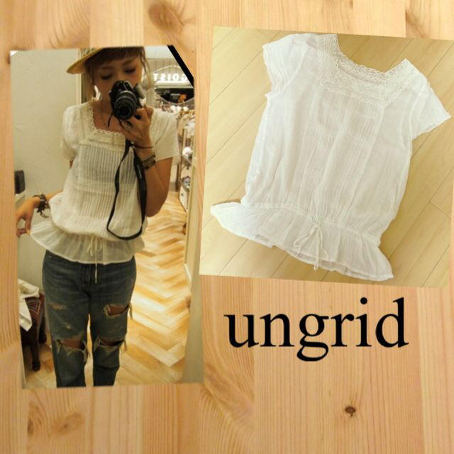 Ungrid(アングリッド)のungrid＊コットンtops レディースのトップス(カットソー(半袖/袖なし))の商品写真