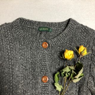 ジェイクルー(J.Crew)の古着 j crew ケーブルニットカーディガン(カーディガン)