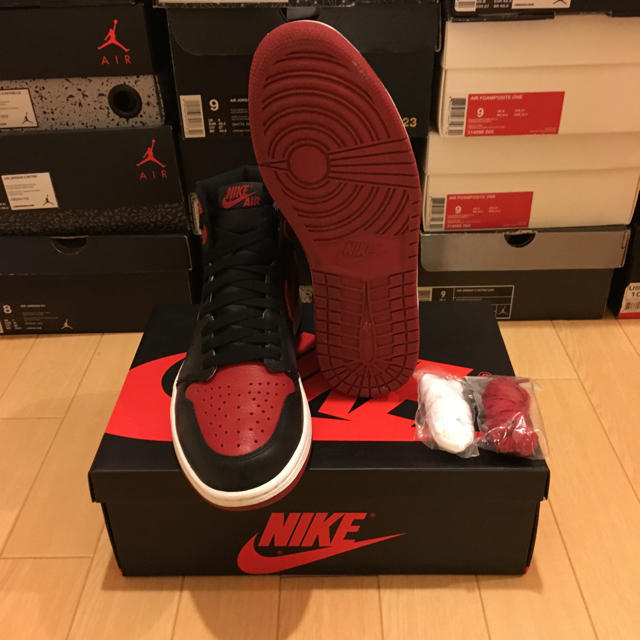 NIKE(ナイキ)のnike air jordan 1 banned ナイキ ジョーダン  メンズの靴/シューズ(スニーカー)の商品写真