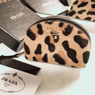 プラダ レオパード コインケース(レディース)の通販 5点 | PRADAの