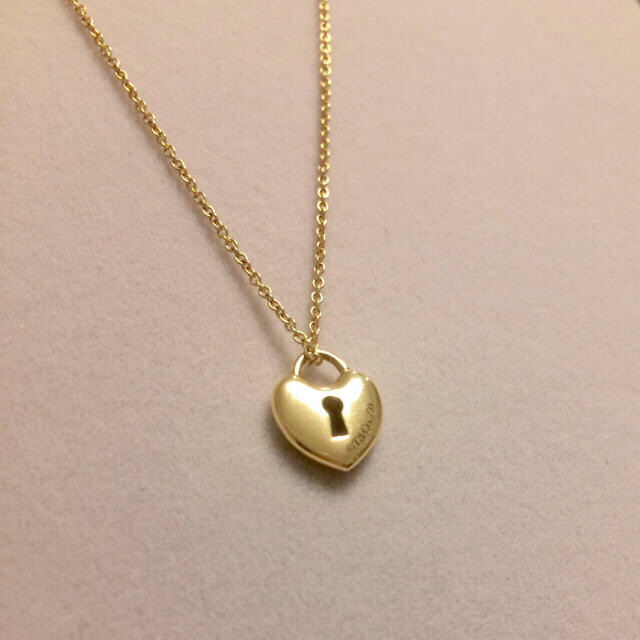 Tiffany & Co. - ティファニー TIFFANY ミニ ロックハート ネックレス