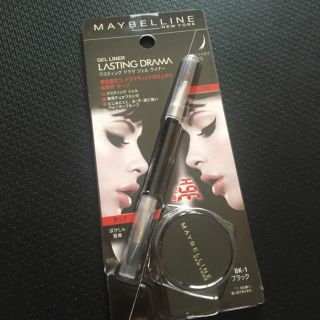 メイベリン(MAYBELLINE)のメイベリン◆ジェルアイライナー◆黒◆アイライン◆廃盤商品(アイライナー)