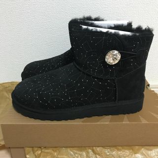 アグ(UGG)の再入荷 ugg  スワロフスキー ムートン ブーツ 25.0(ブーツ)