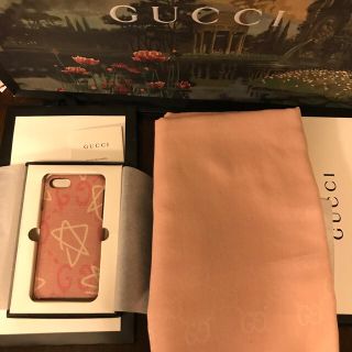 グッチ(Gucci)のグッチ GGモチーフ 大判ストール ショールとアイフォン 7ケース 限定値下げ(マフラー/ショール)