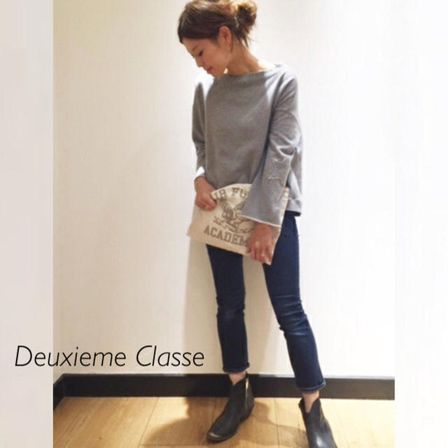 DEUXIEME CLASSE(ドゥーズィエムクラス)の極美品、定価17280円、ドゥーズィエムクラス、GOOD GRIEF ウェット レディースのトップス(トレーナー/スウェット)の商品写真