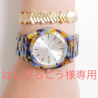 ニクソン(NIXON)のNIXON タイムテラー アセテート♡(腕時計)