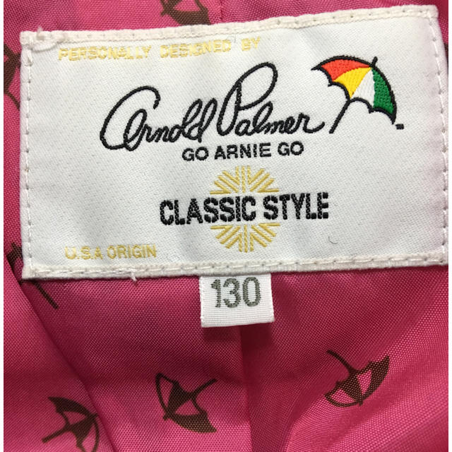 Arnold Palmer(アーノルドパーマー)のアーノルドパーマー  キッズ  ダウンジャケット キッズ/ベビー/マタニティのキッズ服女の子用(90cm~)(ジャケット/上着)の商品写真
