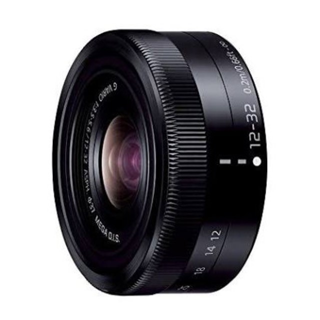 Panasonic(パナソニック)の新品！LUMIX G VARIO 12-32mm H-FS12032 ブラック スマホ/家電/カメラのカメラ(レンズ(ズーム))の商品写真