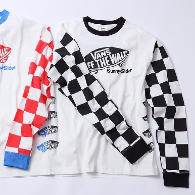 VANS(ヴァンズ)のL 完売品 vans sunny c sider コラボロンT チェッカー メンズのトップス(Tシャツ/カットソー(七分/長袖))の商品写真