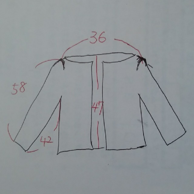 ノーカラージャケット　濃ネイビー　クリーニング済 レディースのジャケット/アウター(ノーカラージャケット)の商品写真